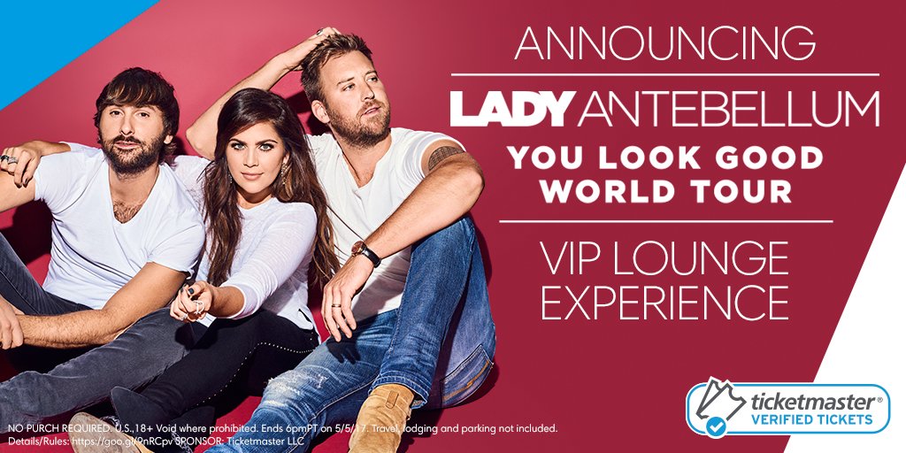 ladya's tweet photo. VIP Lounge Experience Giveaway! Tweet #YouLookGoodEntry + preferred city to enter! Details: https://t.co/xxfyTC6bBq @Ticketmaster https://t.co/yDotFV2A9d