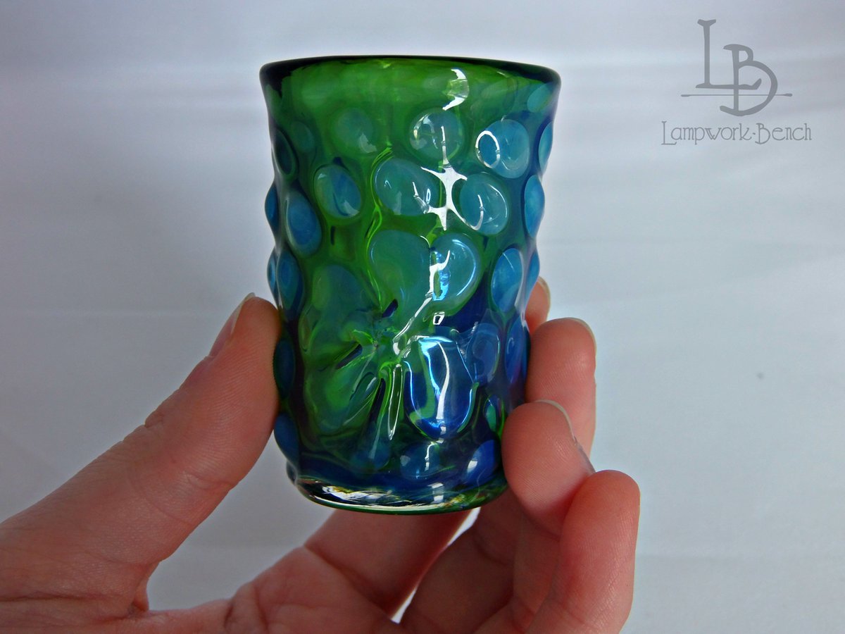 LampworkBench's tweet photo. Handmade Hand Blown Shamrock Shot Glass https://t.co/M8rpmtHFzG via @Etsy https://t.co/2H7lSIpmPk