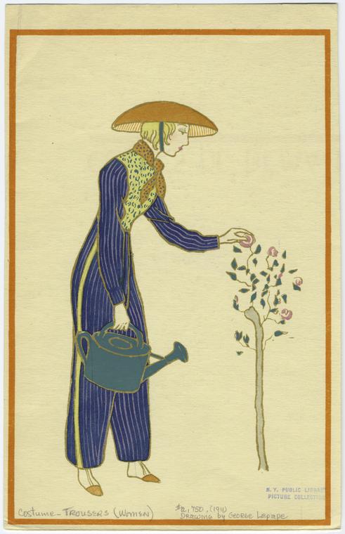 sarahcthewlis's tweet image. Also a big fan of this one from @nypl tho! @nypl vs. @librarycongress trouser-based #fashion #history face-off!? 🏫👖👖🏫