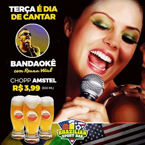 Owlapp_Br's tweet photo. #Temdiaque precisamos soltar a voz !
Nesta terça, #vemprobrazilian cantar com a #BANDAOKE 
E mais: #chopp da #Amstel por apenas R$ 3,99 https://t.co/edI3msOWwM