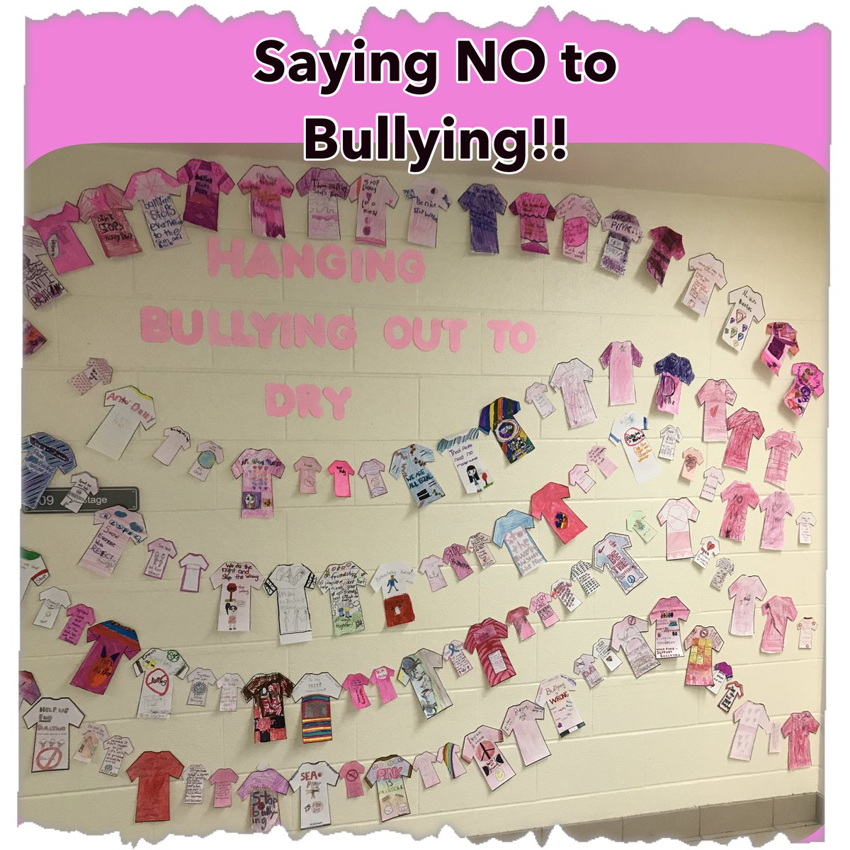 GermanMillsPS's tweet photo. Reflecting on Day of Pink #stopthewrong #dotheright https://t.co/LqcraOtASr