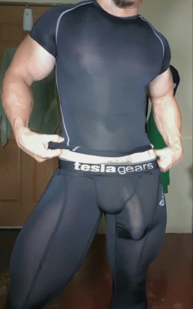 Bulge Cum Spandex 94