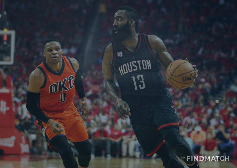 FindMatchapp's tweet image. I Rockets avranno a disposizione il 1° dei 3 match points.
Sarà un'altra "nottata in bianco" 🏀 
#NBAPlayoffs #FINDMATCH #RocketsThunder