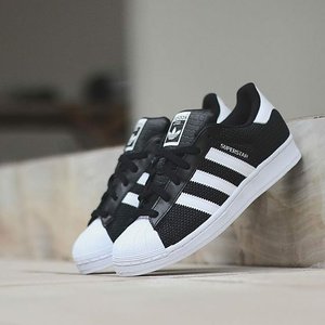 adidas superstar weave black white