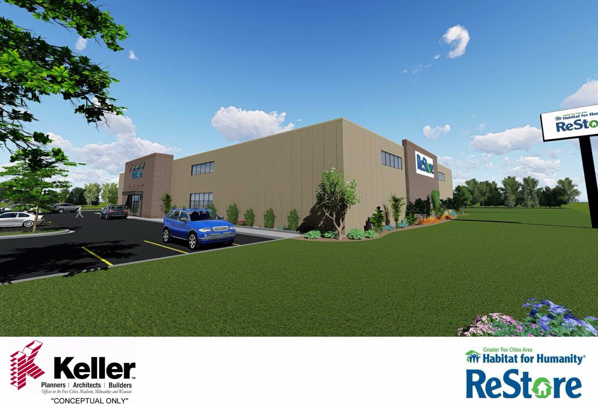 Feel free to join us this Thursday so celebrate the groundbreaking of the new Habitat ReStore in Appleton!

kellerbuilds.com/habitat-restor…