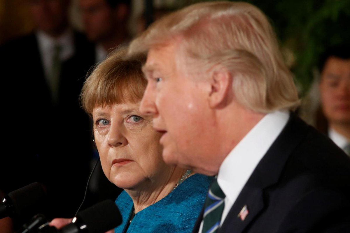 Angela Merkel 'had to tell Donald Trump how EU trade works 11 times' independent.co.uk/news/world/ame… Germany Ivanka Trump