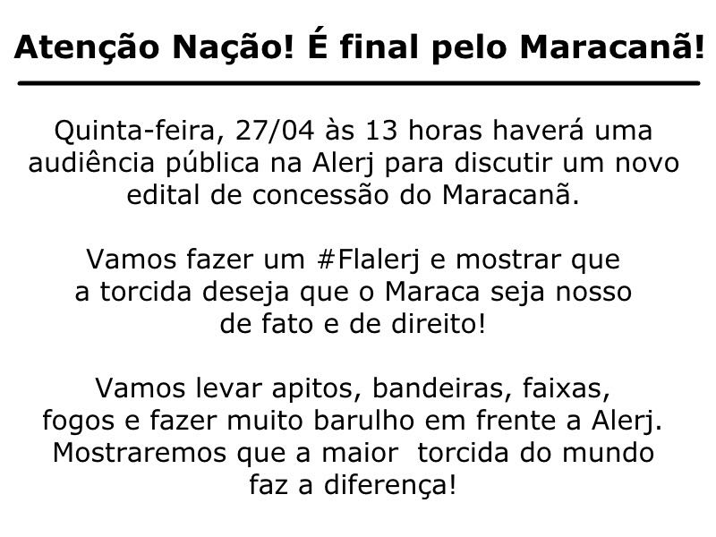 leandroleite04's tweet photo. Vamos lá Nação Rubro Negra
O Maracanã é nosso 🔴⚫
https://t.co/XQHm4th6gq