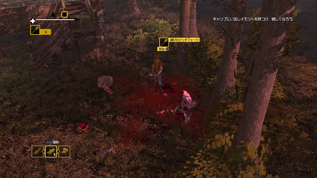 ゾンビアイランド2 コンボ表に乗ってない技 ピッチフォーク投げが強い 孤毒の果て