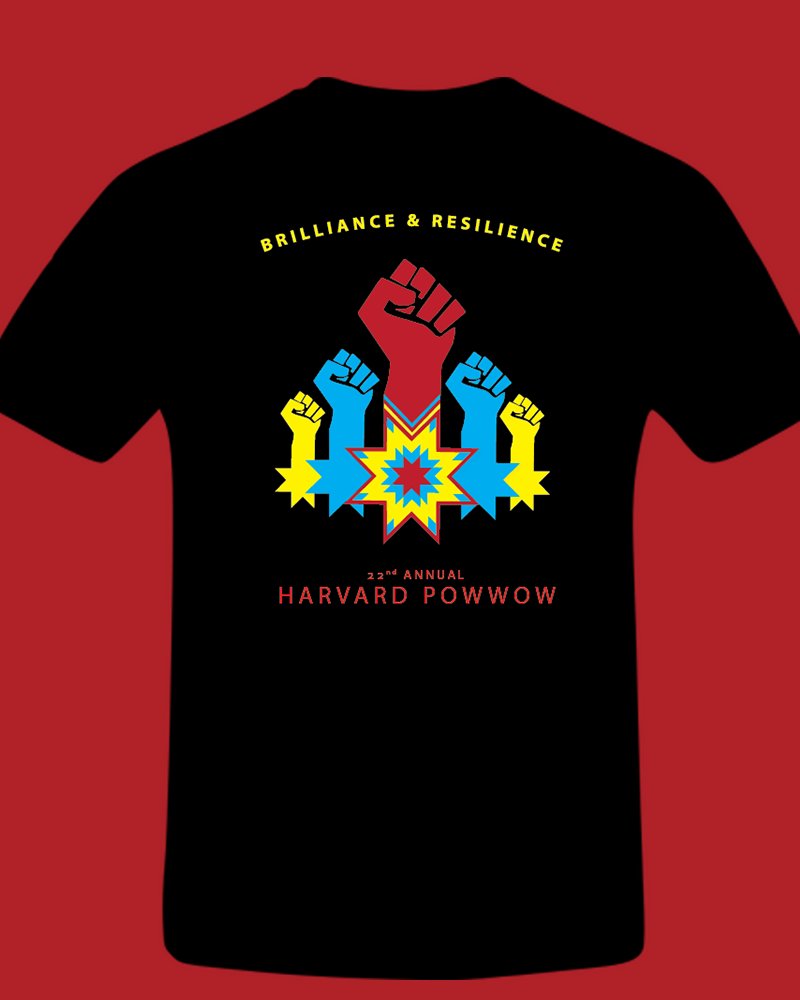 Excited for our #HarvardPowwow t-shirts to arrive this week. Get yours this Sat, 1 pm, Radcliffe Quadrangle, 51 Shepard St, Cambridge, MA.