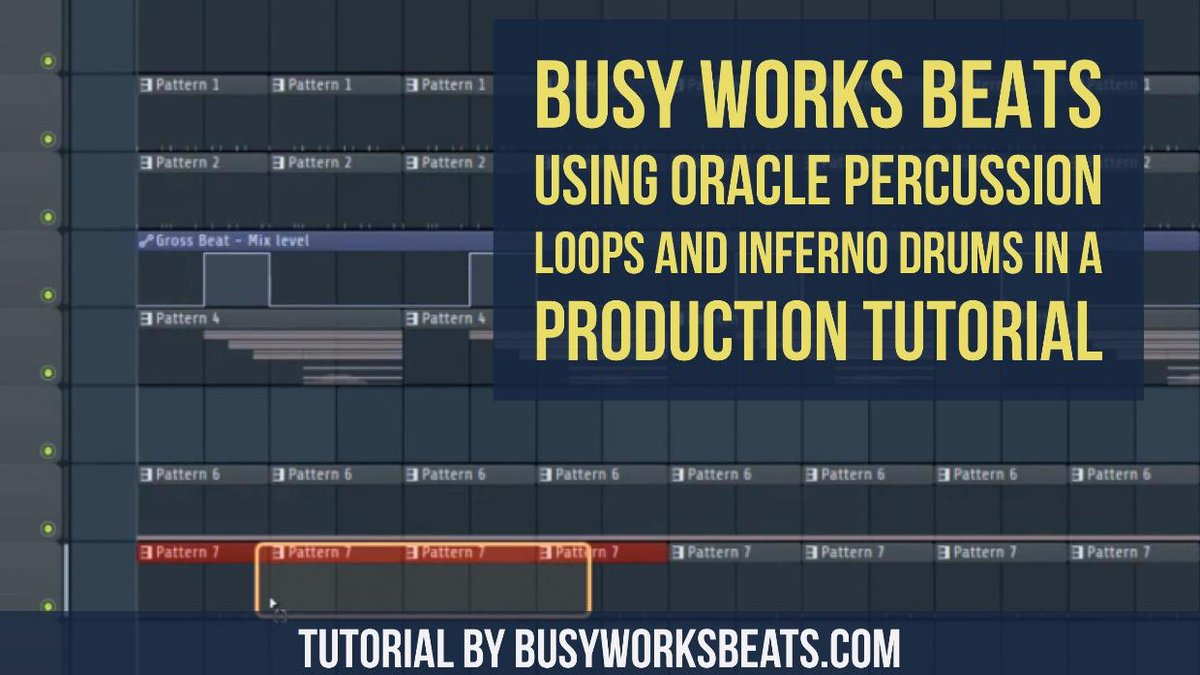SoundOracle's tweet photo. #BusyWorksBeats using #SoundOracle's #PercussionLoops and #InfernoDrums in a #ProductionTutorial : https://t.co/UvWG6ER7aY https://t.co/BjtDNUB0K2