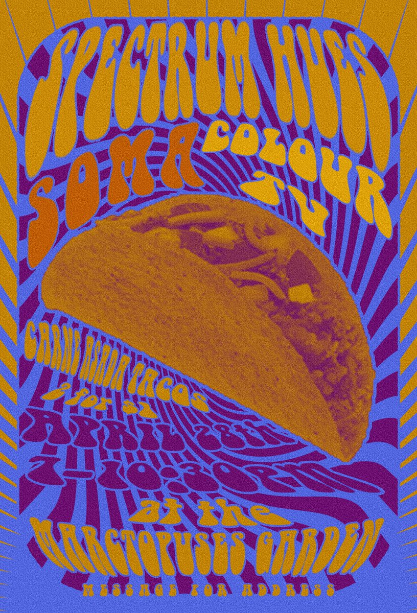 SpectrumHues's tweet photo. COME TO THE MARCTOPUSES GARDEN THIS FRIDAY! We'll be sellin tacos and playing music. The show is free, just message for an address https://t.co/vHL5v733m0