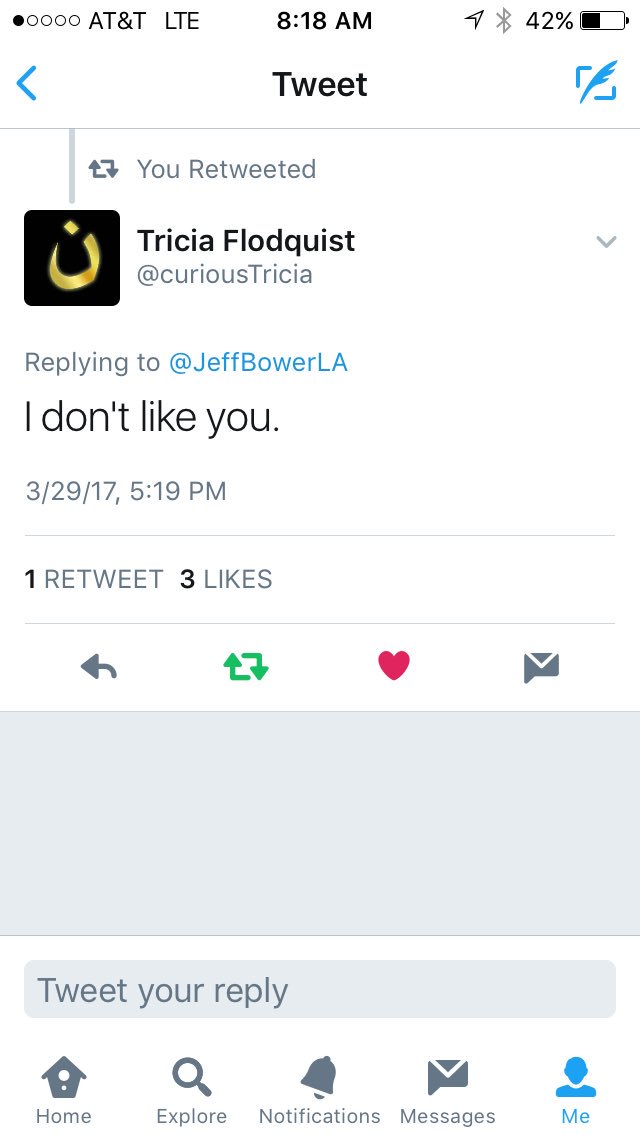 JeffBowerLA's tweet photo. #AdviceForPeopleJoiningTwitter
Get ready for the outpouring of love and affection. https://t.co/Lvvch1dVsU