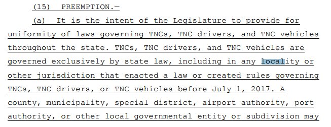 jonsteingart's tweet photo. Florida guv to sign Uber/Lyft bill that blocks local fingerprint background check rules and specifies drivers are independent contractors https://t.co/BUqhEqrREr