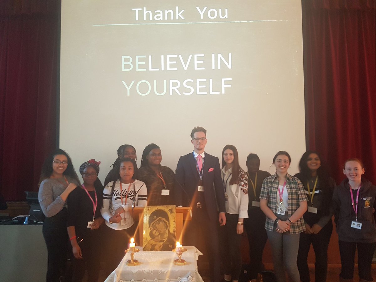 MsDLawrence's tweet photo. Such an inspiring, motivational and powerful talk this morning from David O'Mahoney to @StAnnes_N13 sixth form #beyou https://t.co/YR10B0r5nR