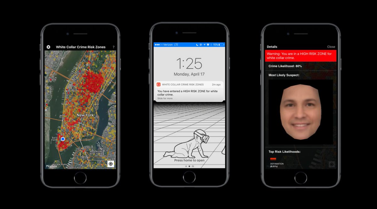 newinquiry's tweet photo. The White Collar Crime Predictor is available in the App store. Download to get alerts when you're at risk! https://t.co/ZS9yJ0Hle0 https://t.co/I5Bvtul1TG