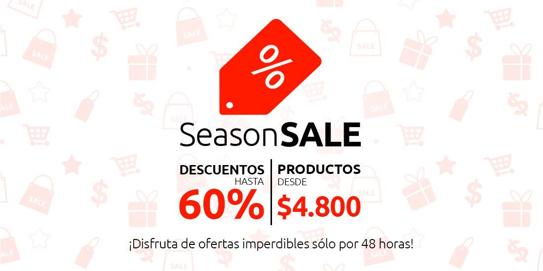 Dekosas's tweet photo. ¡Llegó #SEASONSALE! Encuentra ofertas hasta con el 60% de descuento. Sólo 25 y 26 de abril. Entra y descubre. https://t.co/xPZhLZjjBa https://t.co/2trL9aqwkR