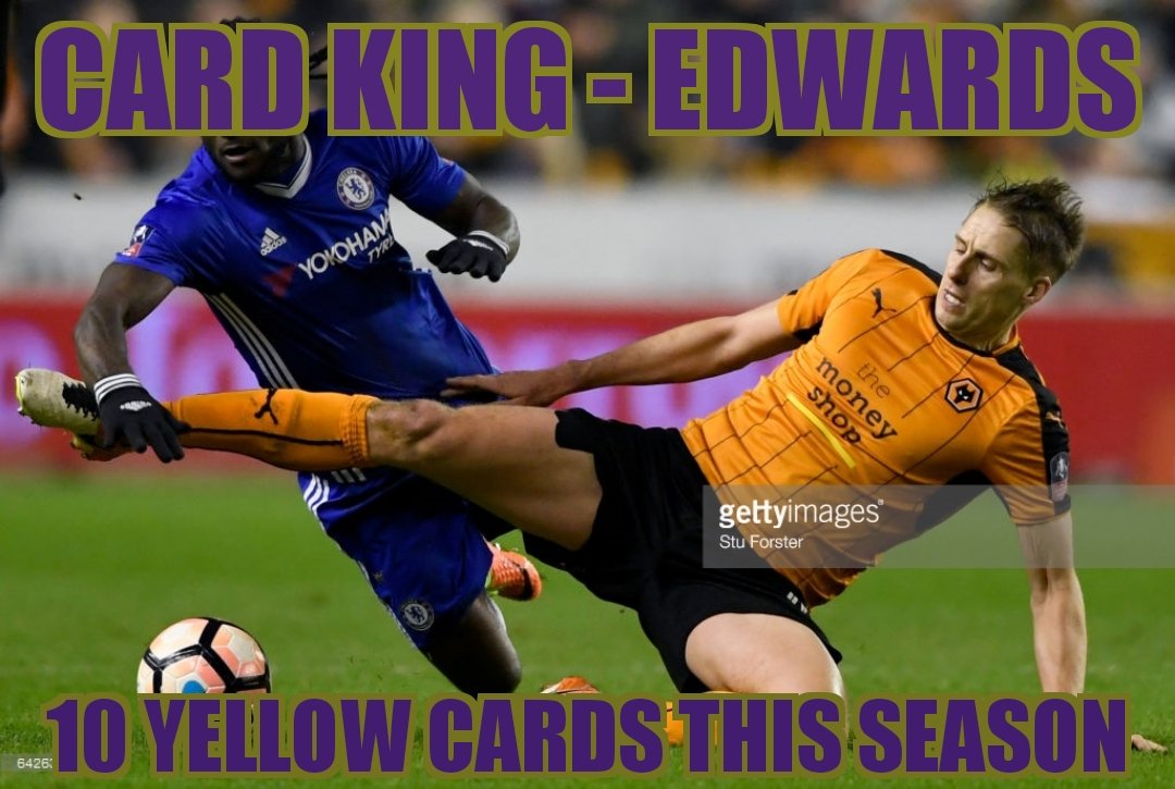 AmTheStatMan's tweet photo. Could Edwards physical approach ruin the night for Wolves or be their making...u decide #cardking #physical @Wolves https://t.co/zwzxs8KEAO
