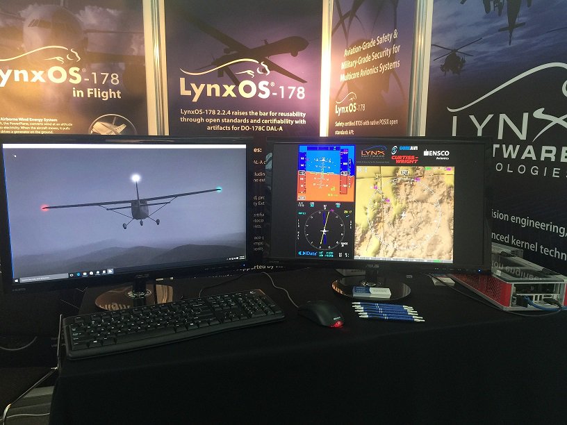 ENSCOavionics's tweet photo. Curtiss-Wright, Lynx Software Technologies, ENSCO Avionics, and CoreAVI Demo LynxOS®-178 at AEE 2017 https://t.co/iu07l3ezbr
#aee2017 https://t.co/0nUs1beEkI