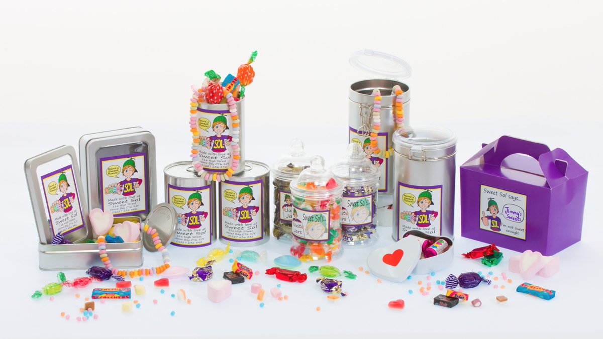 sweetsweetsol's tweet image. Design UR very own card, record UR voice message onto the card then choose a tin or jar from these fun options #SweetSol #RecordASweetMoment