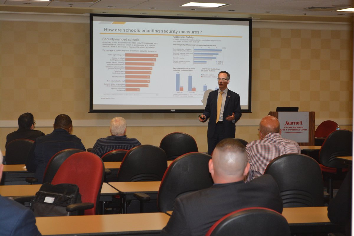 ForumEventsUSA's tweet photo. Discussing schools and #security at Forum Events Forum in #Atlanta. #ForumExperience https://t.co/hajFWugEzx