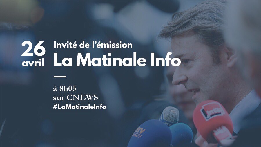 Demain à 8h05 invité de <a href="/JP_Elkabbach/">JP Elkabbach</a> sur <a href="/CNEWS/">CNEWS</a> #LaMatinaleInfo