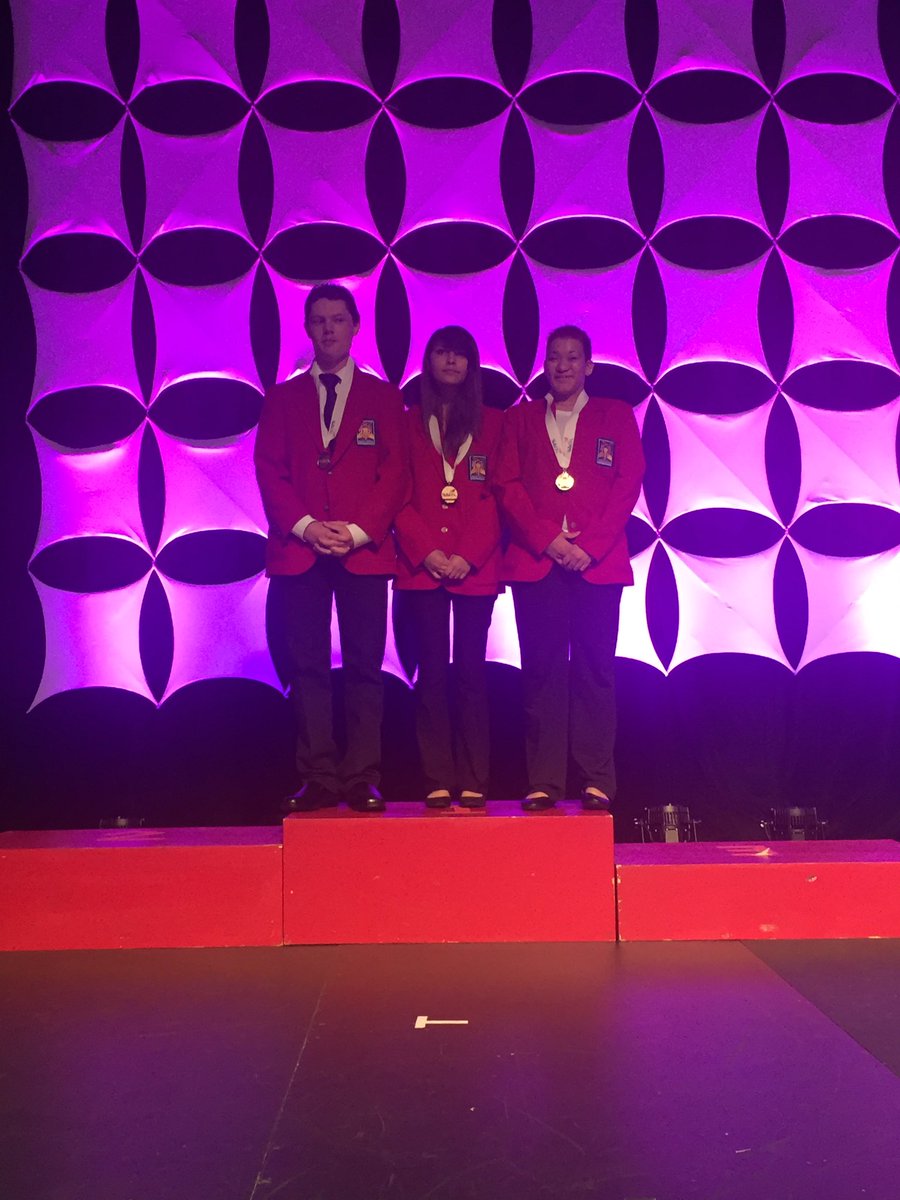 MrVenardACT's tweet photo. Yes!! I am proud to present @the6505 gold medalists @M4_JoshGomez @trinitymcphilip and Clayton Horton! #the6505 #skillsUSA2017 https://t.co/L6XTDX4mTD