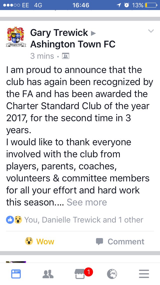 AshingtonTownFC's tweet photo. Class well done all involved https://t.co/jxc0fqlb1w