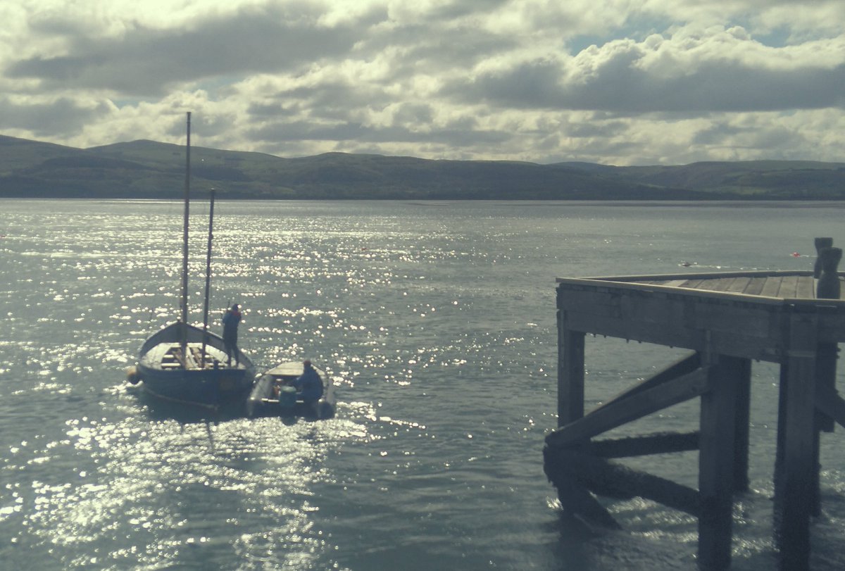 "Back the main!!", the cutter is now on its mooring and ready for a summer full of sailing <a href="/AberdoveyCentre/">Outward Bound Aberdovey / Aberyfi and Ogwen</a>