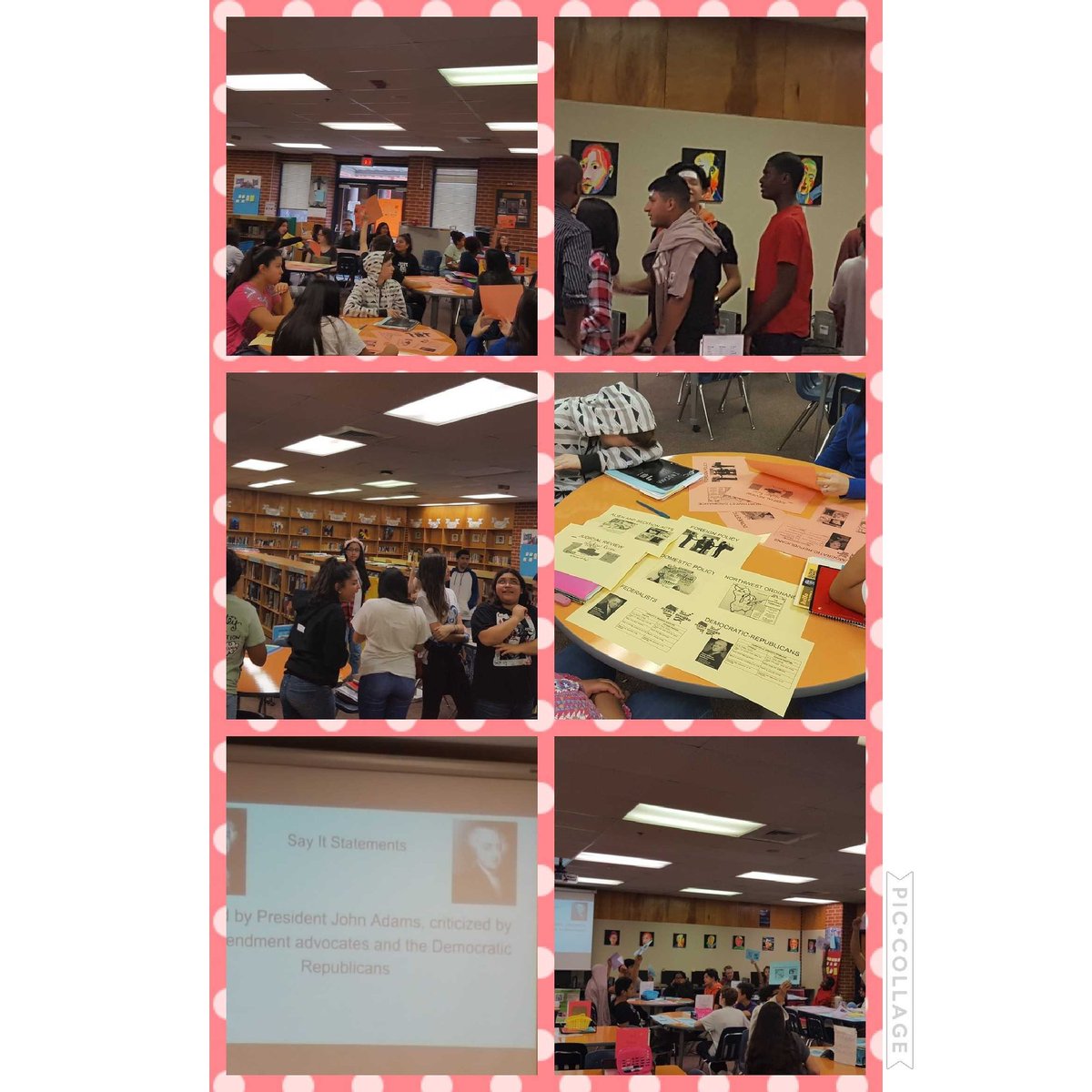 ClinesClass's tweet photo. @lead4ward @KristiRyan16  Day 1 of Early Republic: play it,say it &amp; who am I?  Review can be fun! #rockontx #rockinreview https://t.co/jTulc05qiR