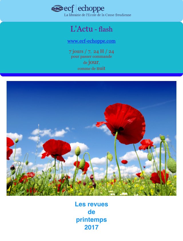 ECF_AMP's tweet photo. L'Actu d'Ecf-Echoppe - flash
https://t.co/U3xDzZaDvF #EcfEchoppe @LaCauseDuDesir @LacanianReview https://t.co/xncdskqlQX