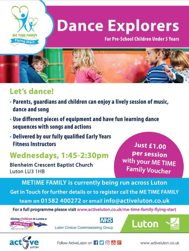 FS_Luton's tweet photo. Let's Dance! Do you and your under 5 like to #dance? Check out @activeluton's #metimefamily Dance Explorer session on Wednesday afternoons https://t.co/Tf9GZbGNXZ