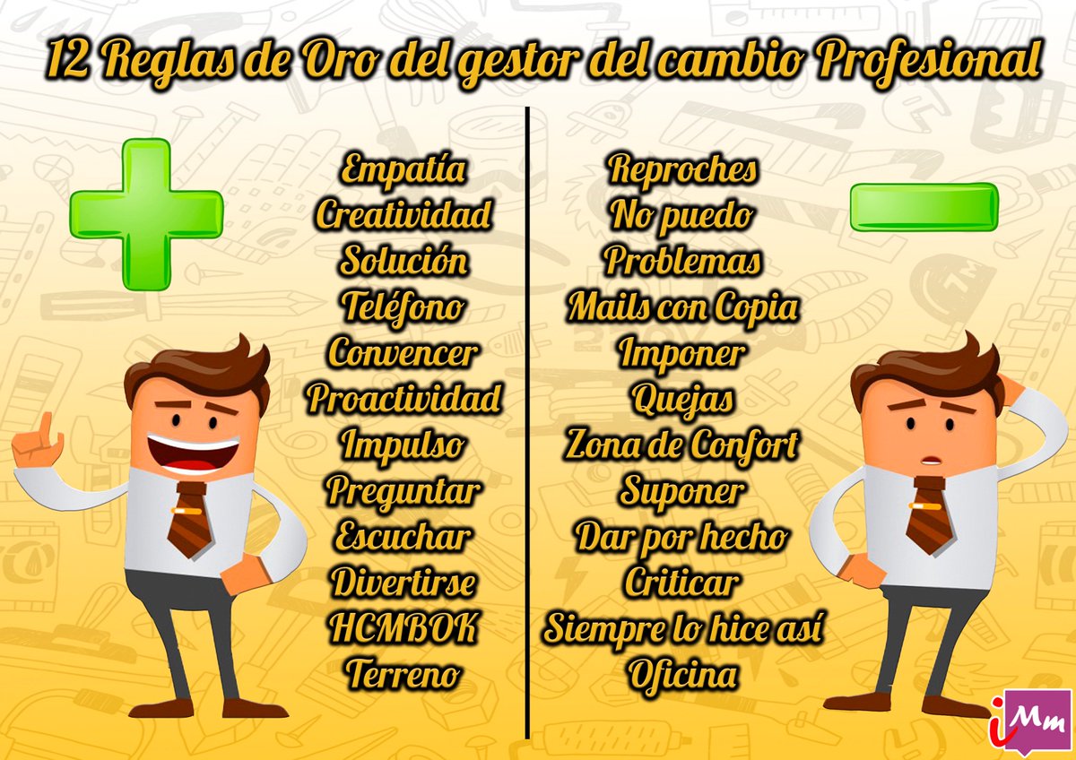 amandapalazon's tweet photo. 12 reglas de oro del #gestordelcambio #endocomunicacion #forotransfoma #foroKnowmadsalud #endomarketing @InstitutoMym @hcmbok https://t.co/yVh4xsyv2W