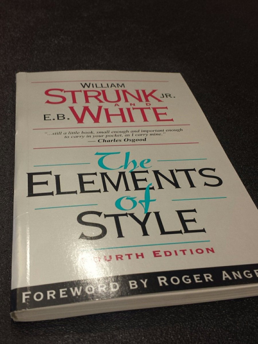 KristK's tweet photo. @JimBeaugez knows the way to a #prnerd's heart. #AmplifyPRAM #StrunkandWhite #Elementsofstyle https://t.co/d79sz6oCIl