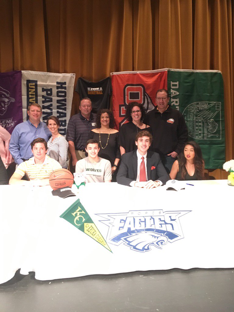 College signings for tennis, lacrosse, basketball. You can get there from POP.  Blessings.