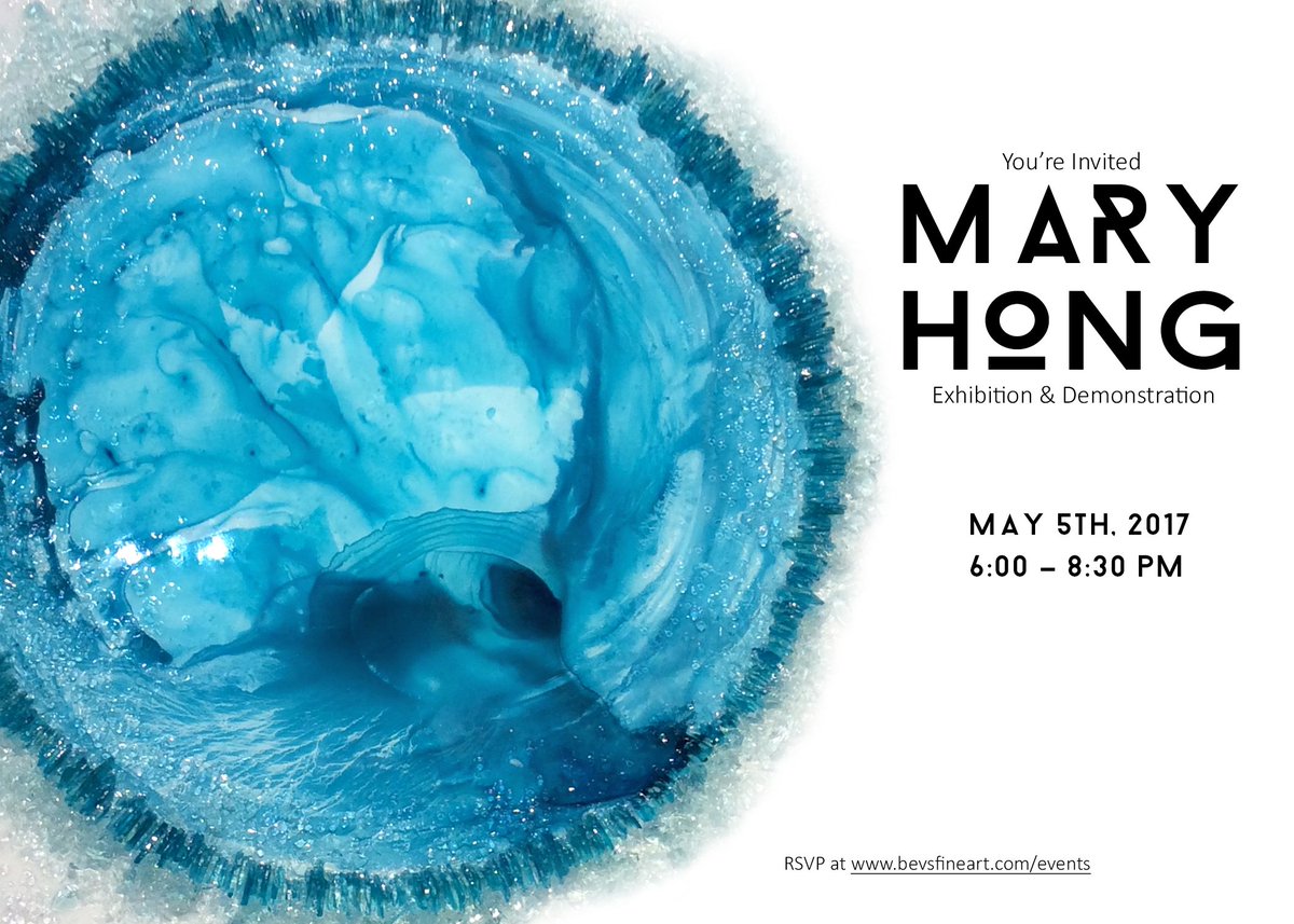 bevsfineart's tweet photo. We are excited to have Mary Hong at the gallery May 5th #firstfridayraleigh #raleighevents #artshow RSVP now at https://t.co/nY1Tvy8g5v https://t.co/sJwrHy0Ko0