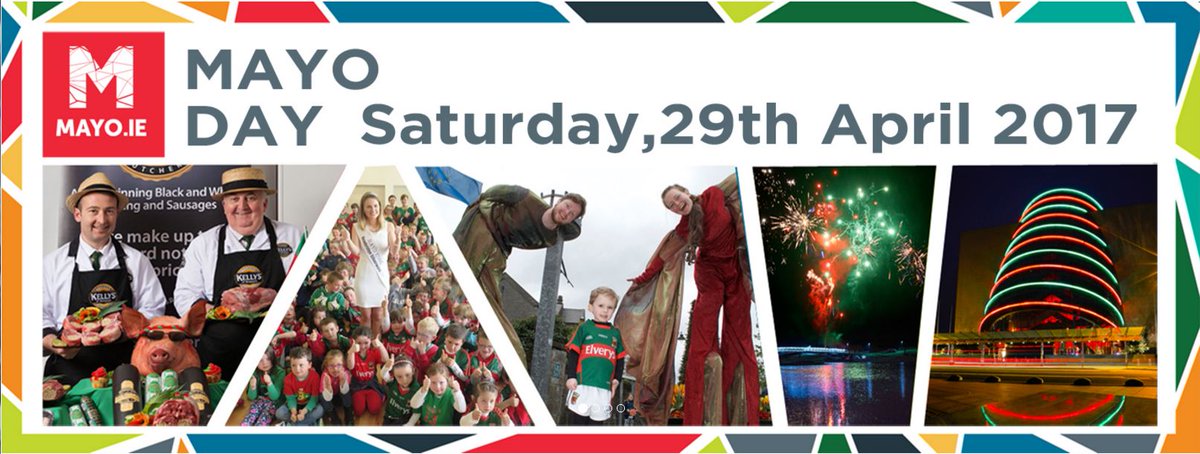 MayoDotIE's tweet photo. So much happening this #MayoDay Festivals, Concerts &amp; Fireworks Find out all here: https://t.co/qCQGg9j0gJ @IDAWestRegion @goballyhaunis https://t.co/K2Pbr5QfxX