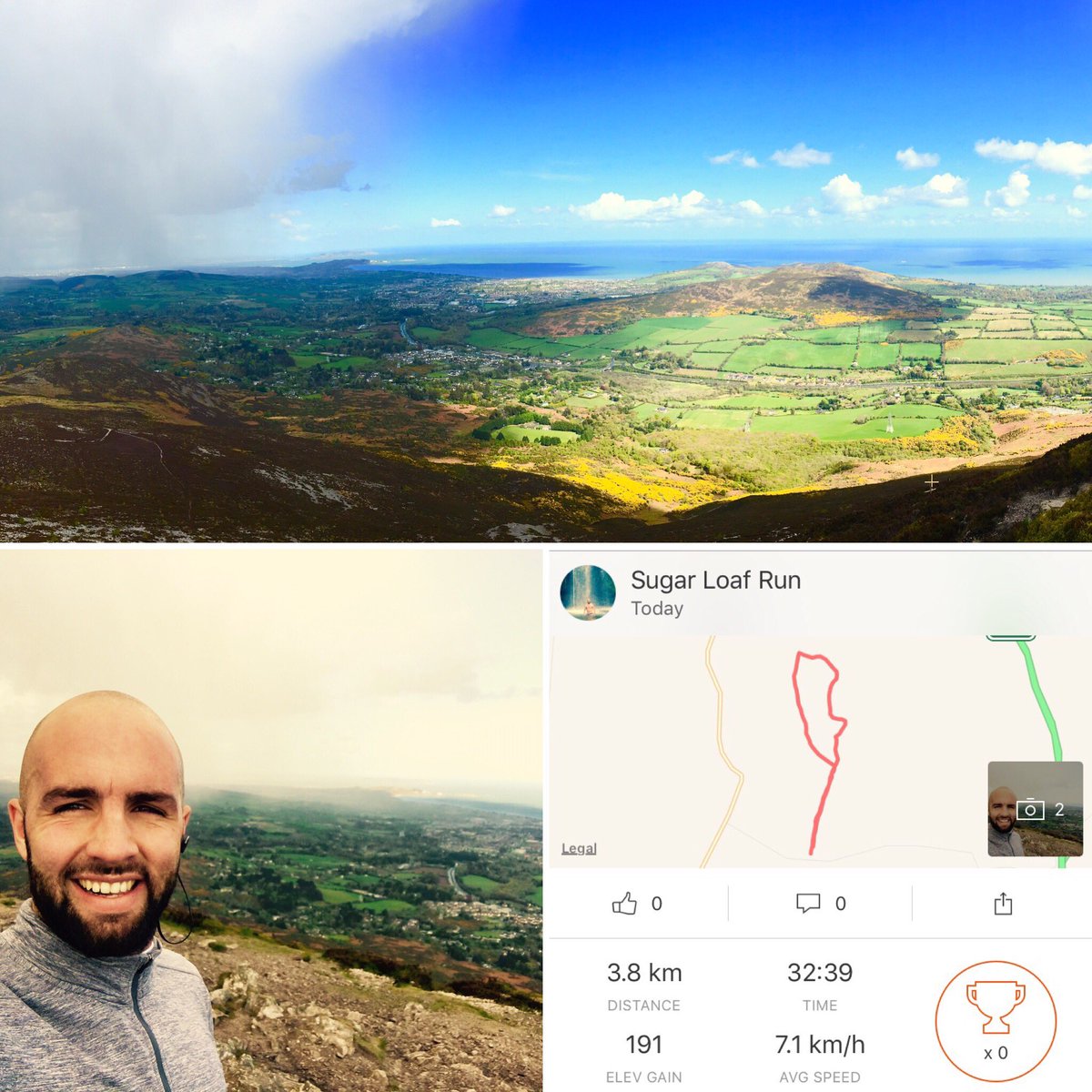 DaveGphysio_'s tweet photo. Eventually got a break in the weather! #threepeakstraining #startofthesummer #asnowyendtoApril #trailrunning #strava #nosegmentsfound https://t.co/TMmCzYLtEH