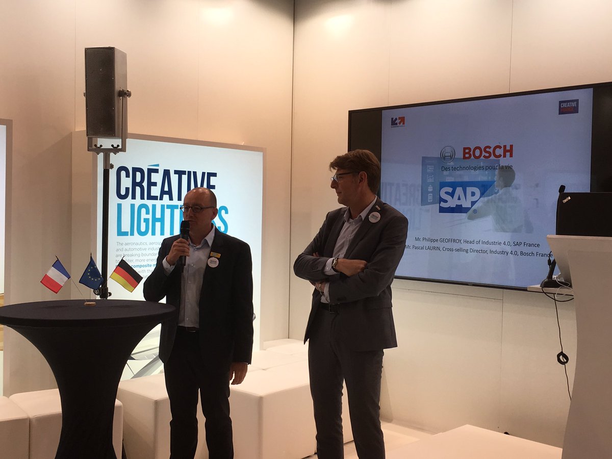 WengsiDuverdier's tweet image. Thanks to @SAPFrance @BoschFrance for their support to #CréativeIndustry #HMI17 @hannover_messe