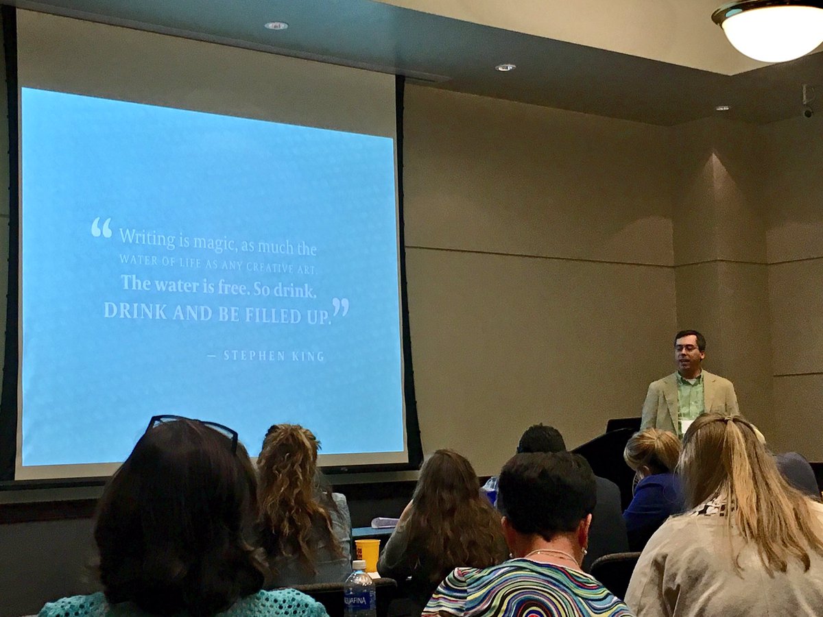 KareliaPitts's tweet photo. Great discussion about the art of storytelling @ #AmplifyPRAM! "Writing is magic, as much the water of life as any other creative art." https://t.co/rkJt3Ua8Em