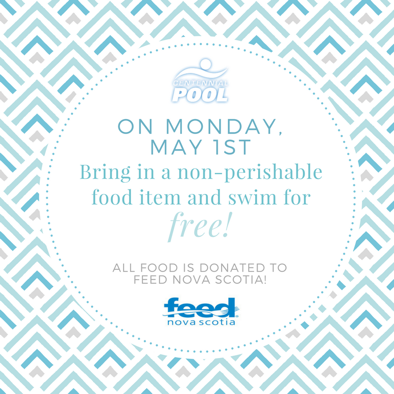 #FOODDRIVEDAY on Monday, May 1st! Bring a donation and swim for #free!