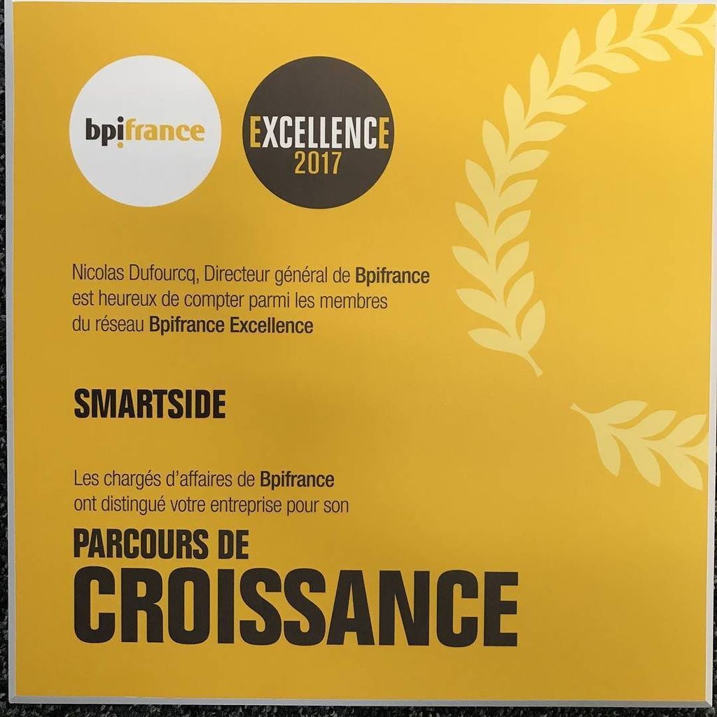 SmartsideTeam's tweet photo. SmartSide récompensée par @bpifrance! #bpifranceexcellence #frenchtech https://t.co/7DGBPExvQu https://t.co/3sg1ndiaFr