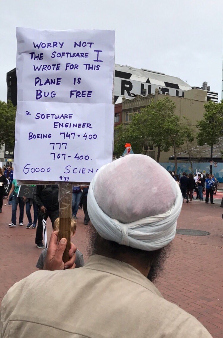 BrownPeopleDo's tweet photo. At the March for Science https://t.co/aYYjdyT6mW