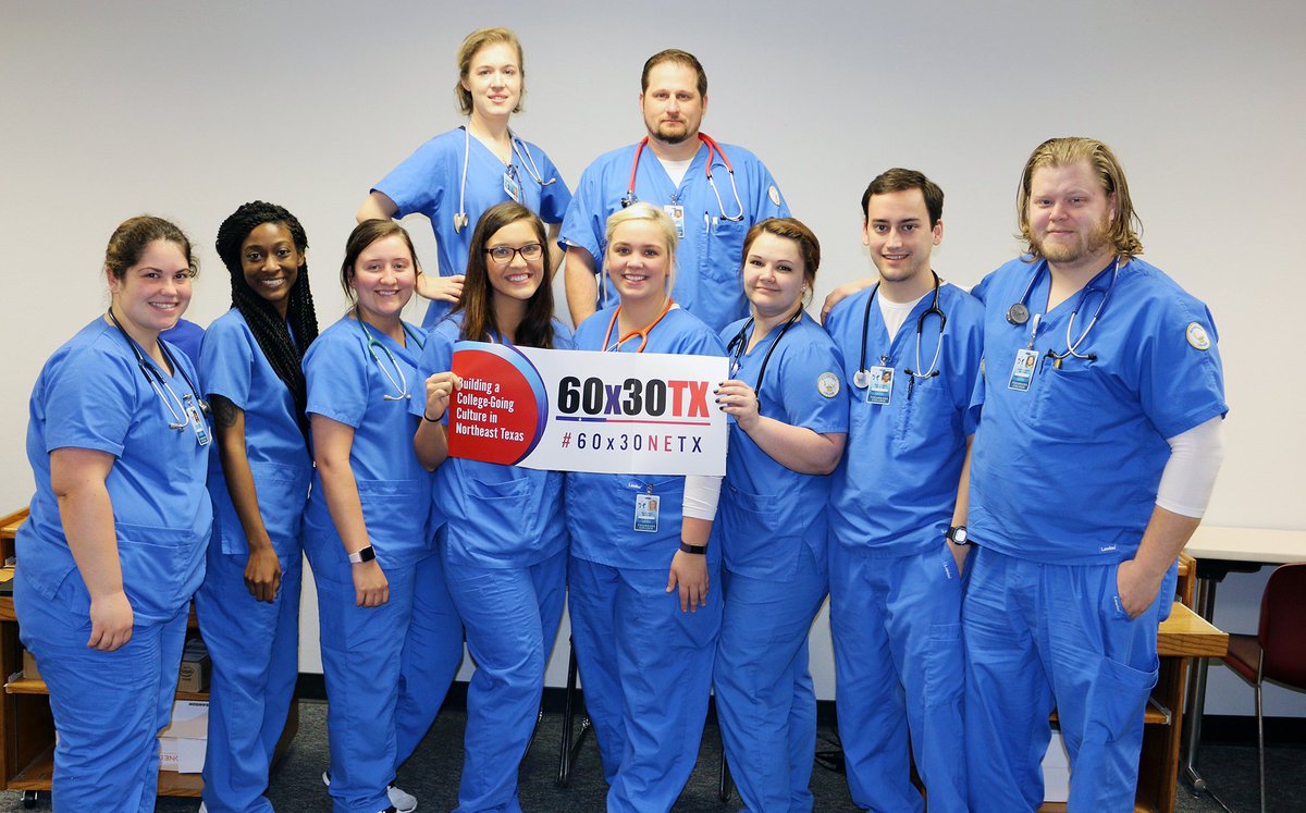 TxkCollege's tweet photo. TC nursing students are all in on #60x30TX! #60x30NETX https://t.co/nJkQtYi5n4