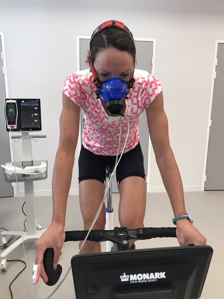 HausswirthC's tweet photo. @Ironman_France Superbe test vélo ce jour de Jeanne #Collonge au centre médico-sportif Mouratoglou. De belles promesses Pour Lanzarote ! https://t.co/9ChDZI8oK9