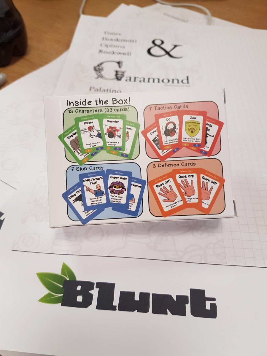 EmmerseStudios's tweet photo. Quirk! is happening thanks to @blunt_print - waiting list for pre-orders will be coming soon! Follow us for more updates. https://t.co/wmeYdh0LHu