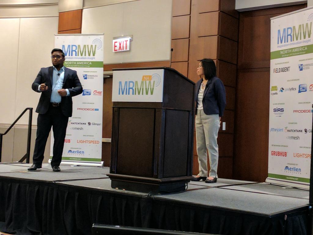 nikhilchhajar's tweet photo. RT winifredatwell: Excellent presentation by BorderlessXs at #mrmw Merlien https://t.co/GsAdu9tLER by Merlien #MMRW #Innovation