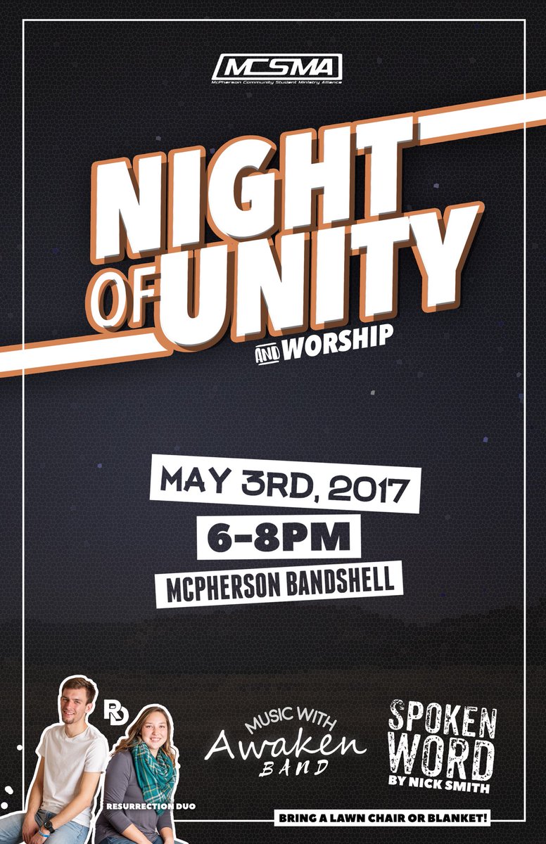ResurrectionDuo's tweet photo. Come see us in McPherson KS May 3rd! We are performing #YouAreEnough https://t.co/sTCEsqnQs9