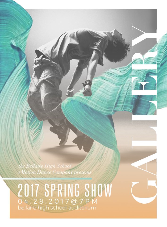 BellaireHigh's tweet photo. eMotion Spring Show -Buy your tickets early and save! $5 presale &amp; $10 at the door This is a very popular event! https://t.co/fm23nrSfdL