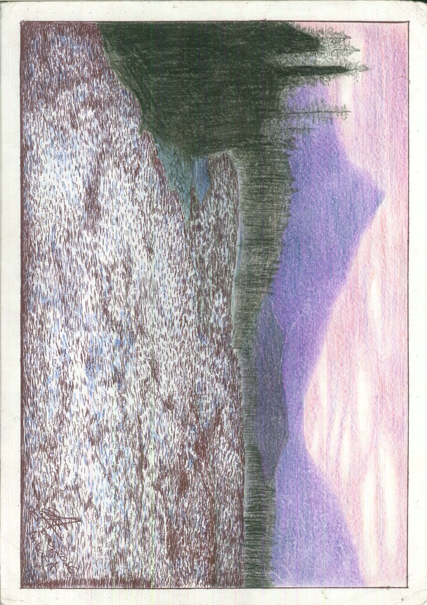 azuaje_232's tweet photo. "Paisaje en Lila" dibujo hecho con colores y tinta.
#colores #tinta #paisaje #lila #arte #dibujo #drawing https://t.co/HxsOOZrDRf