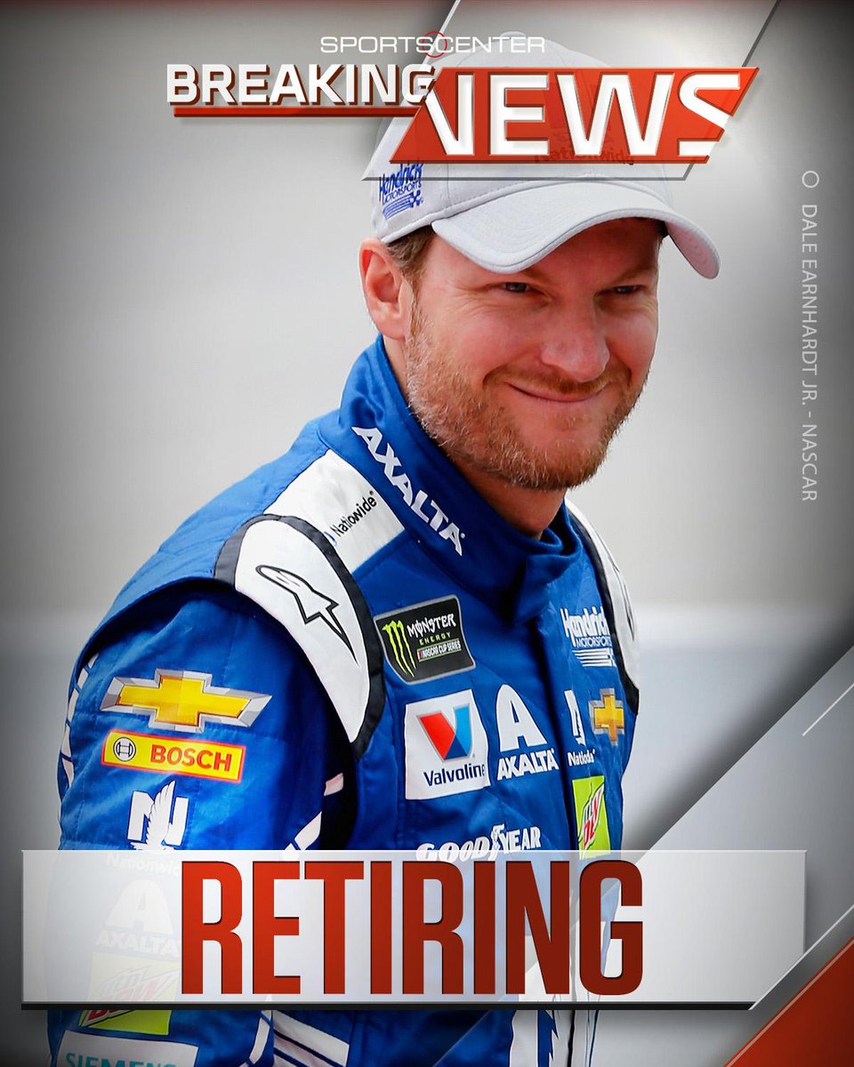SciFiCryptoCoin's tweet photo. Breaking: Dale Earnhardt Jr. has decided to retire after the 2017 season after... https://t.co/LehIIsDnDX by #AustinHHick via @c0nvey https://t.co/KXYu9FnwHy